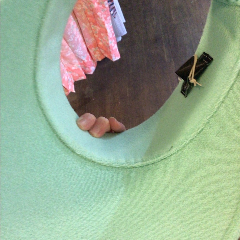 NEW! Wyeth by Todd Magill Terry Pastel Mint Visor - Picture 4 of 4